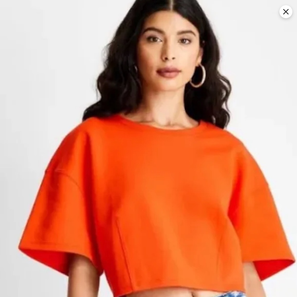 NWT Future Collective Boxy Crop Top